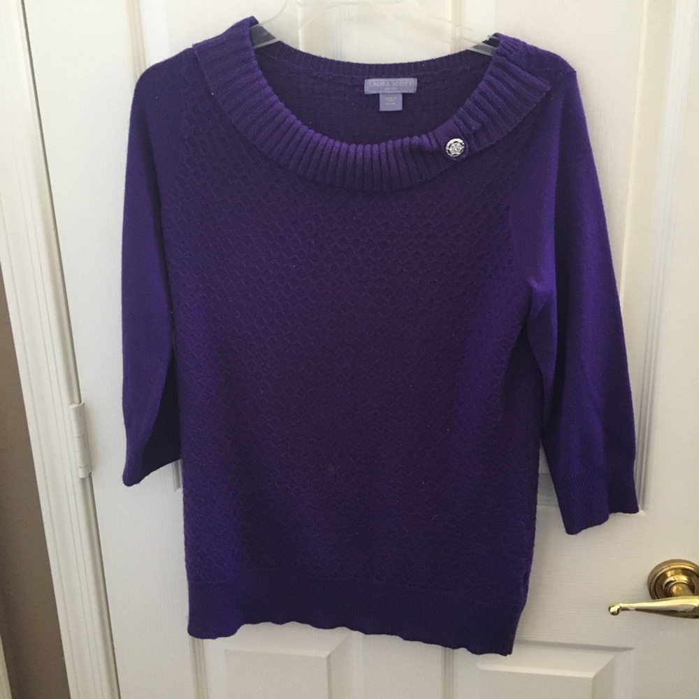 FINAL MARKDOWN Ladies Laura Scott sweater petite medium